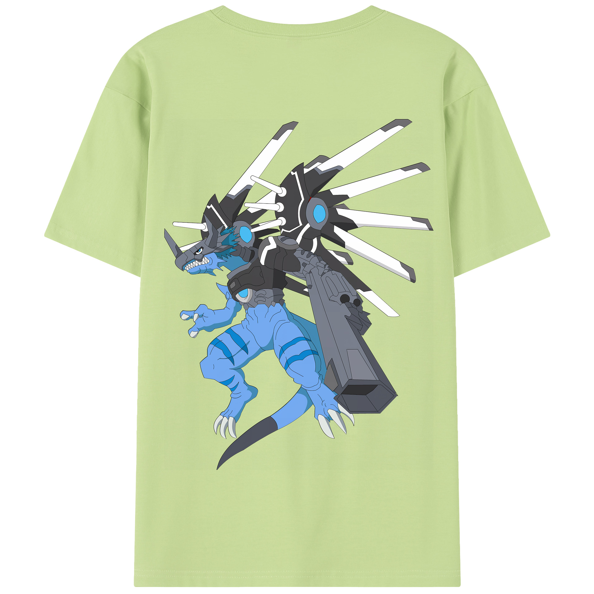 （画像用） Digimon デジタルモンスター/デジモン 綿100％半袖Tシャツ（背面プリント）